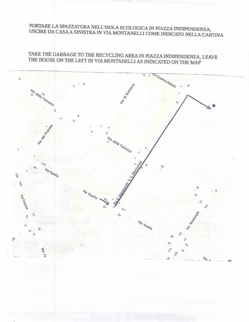 Apartemen 60 m² dengan 1 kamar tidur dan 2 kamar mandi pribadi di Pusat Sejarah Firenze Bagian luar foto